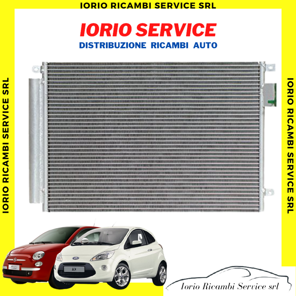 CONDENSATORE CLIMATIZZATORE ARIA CONDIZIONATA FIAT 500 312 FORD KA