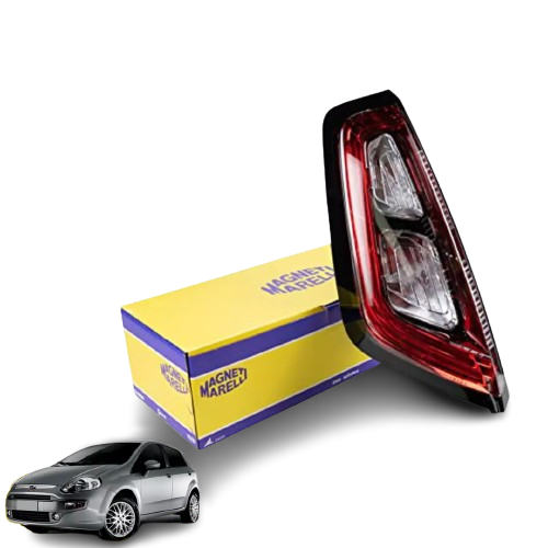FARO DX FIAT PUNTO EVO FANALE STOP POSTERIORE GRUPPO OTTICO BORDO INT. NERO