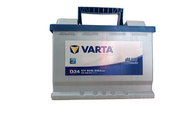 BATTERIA 60 Ah VARTA D24 AUTO 540A POSITIVO A DESTRA (+DX) COD. L2 60P 560408054