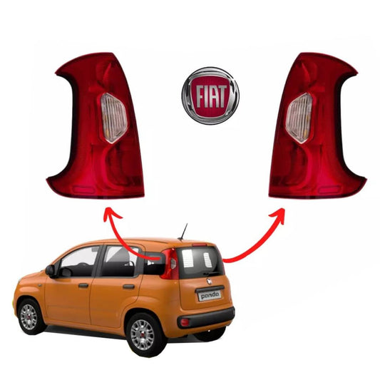 COPPIA KIT FANALI FARI POSTERIORI STOP DESTRO SINISTRO FIAT PANDA 312 DAL 2012