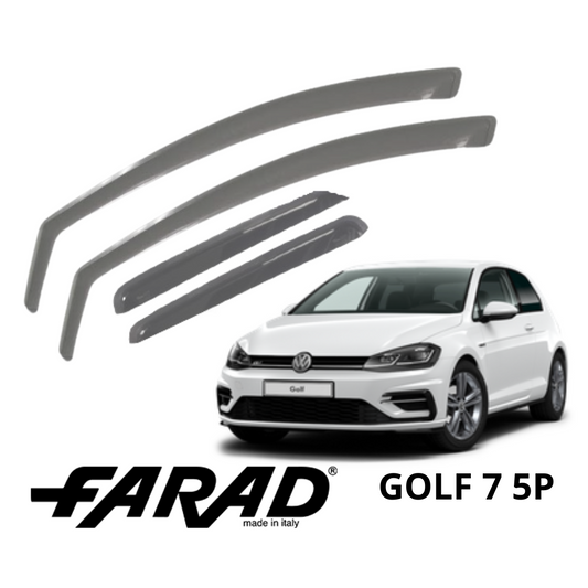 KIT 4 DEFLETTORI ARIA GOLF 7 VII 5 PORTE FARAD fumè ANTITURBO ANTIVENTO