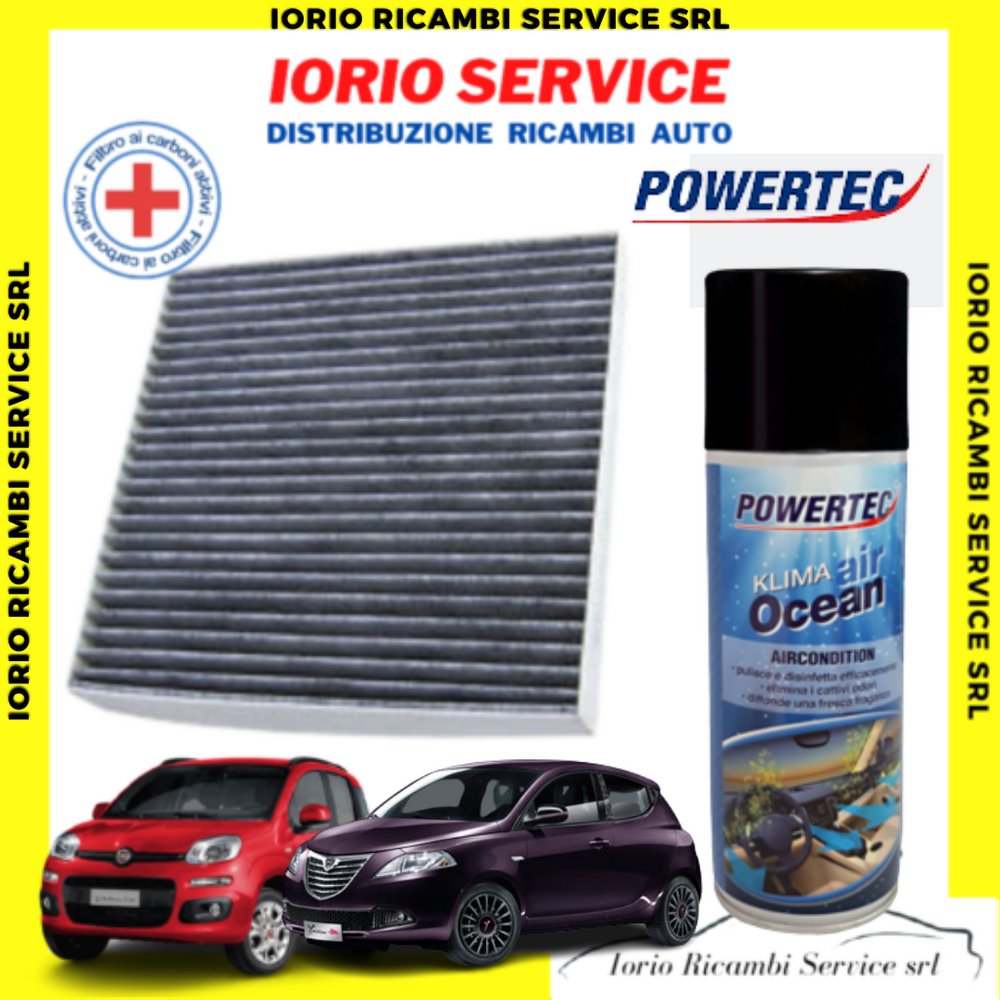 FILTRO ABITACOLO ANTIPOLLINE FIAT PANDA 312 LANCIA YPSILON 312 >11+ IGIENIZZANTE