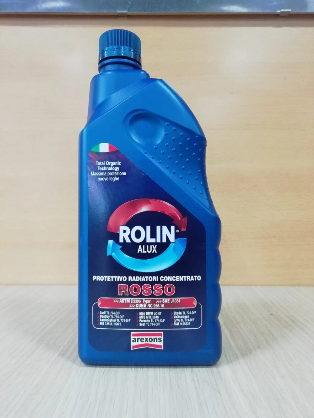 3 LITRI AREXONS LIQUIDO RADIATORE ANTIGELO PURO CONCENTRATO ROSSO ROLIN ALUX
