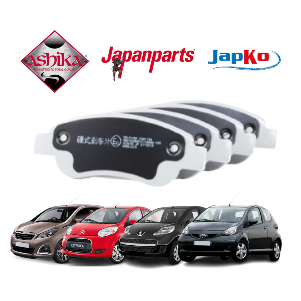 PASTIGLIE FRENI ANTERIORI CITROEN C1 PEUGEOT 107 108 TOYOTA AYGO PATTINI 1.0 1.4