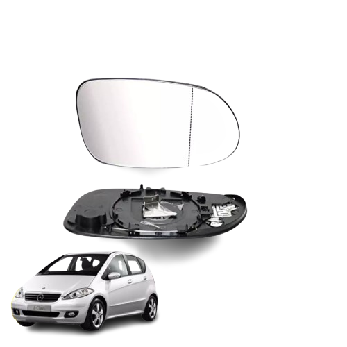 PIASTRA SPECCHIO ASFERICO TERMICO SINISTRO MERCEDES CLASSE A W168 97>05 VETRO