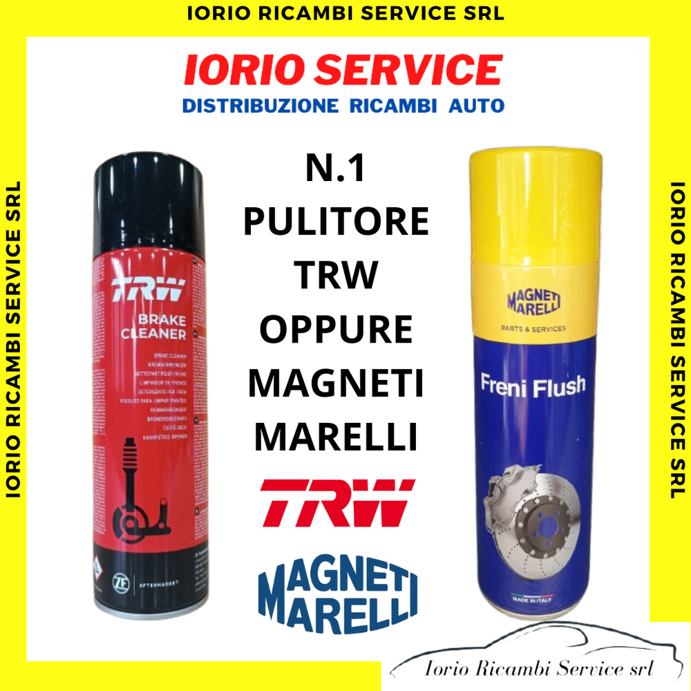 N.1 PULITORE TRW O MARELLI FRENI FRIZIONI MANUTENZIONE FRENI 500ML BRAKE CLEANER