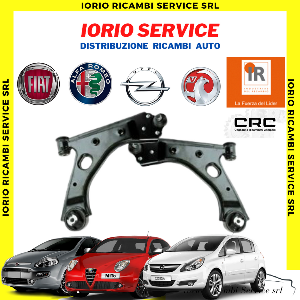 2 BRACCI OSCILLANTI FIAT GRANDE PUNTO PUNTO EVO ALFA MITO FIORINO QUBO CORSA D