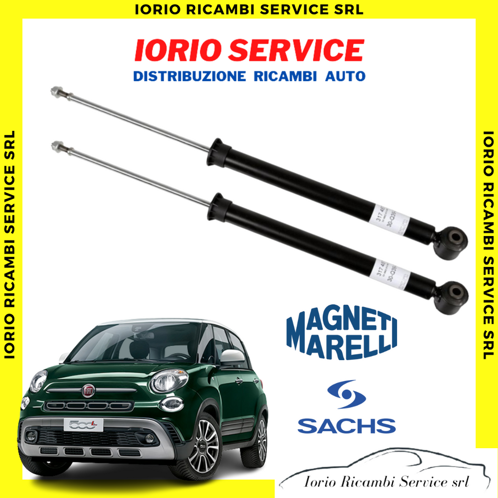 KIT 2 AMMORTIZZATORI POSTERIORI DX SX FIAT 500L