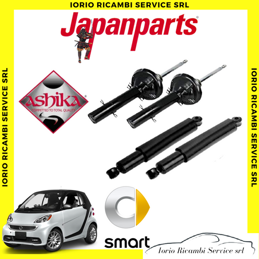 KIT 4 AMMORTIZZATORI ANTERIORI E POSTERIORI per SMART FORTWO 451
