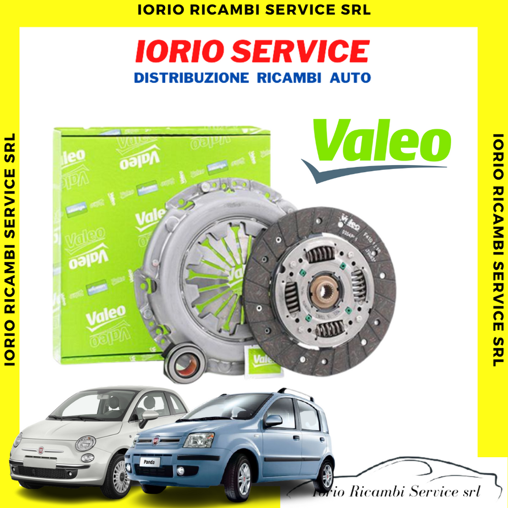 KIT FRIZIONE COMPLETO VALEO FIAT 500 PANDA 169 YPSILON 843 BNZ MJT METANO *200*