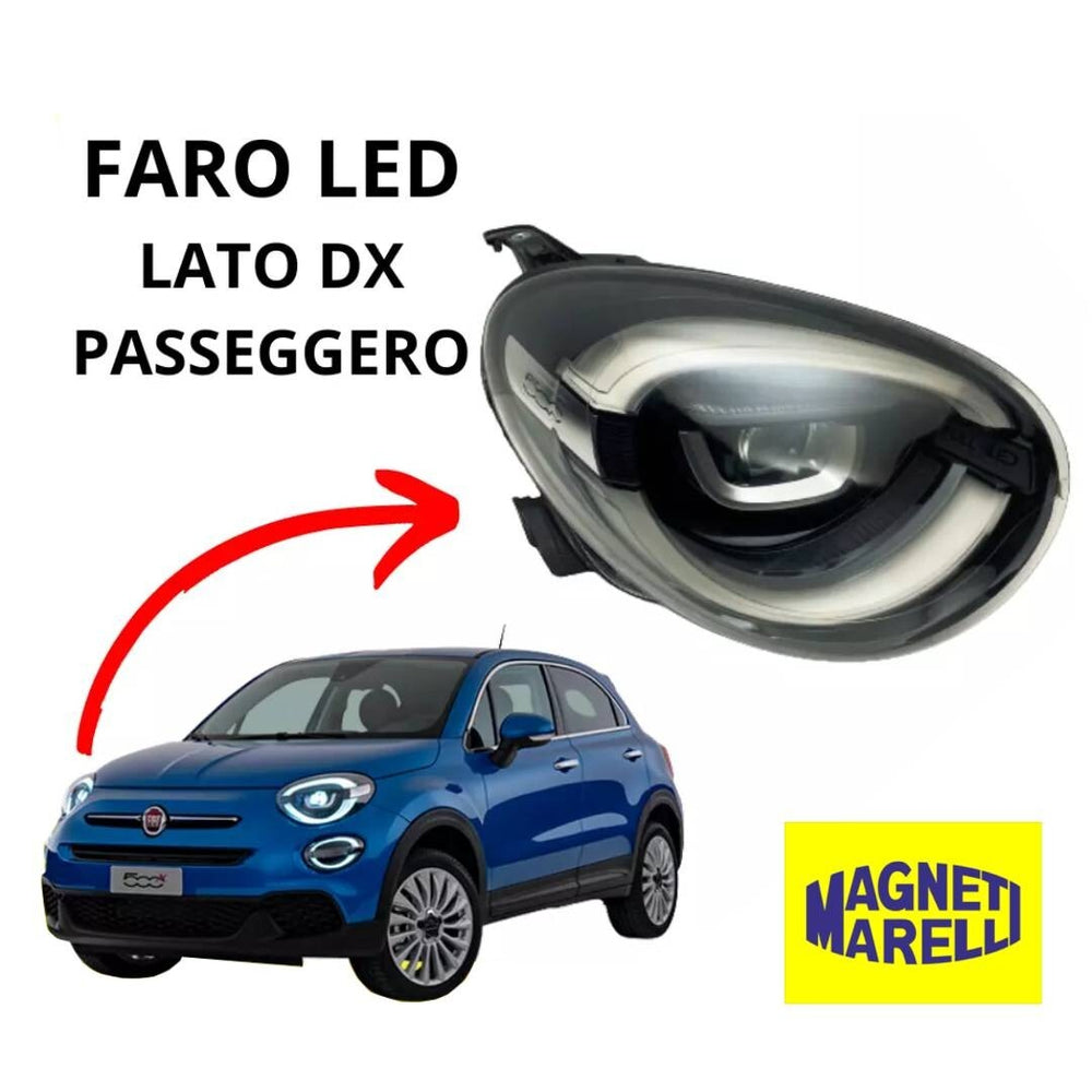 FARO FANALE PROIETTORE ANTERIORE SUP.  LED DX FIAT 500X DAL 08/2018 MARELLI