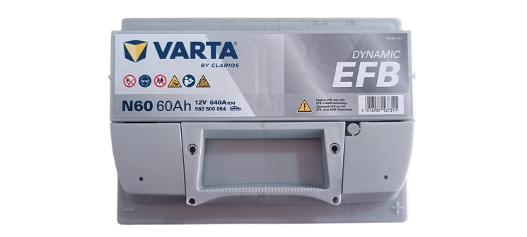 BATTERIA VARTA START E STOP EFB N60 60 AH AMPERE 242x175x190 560500064