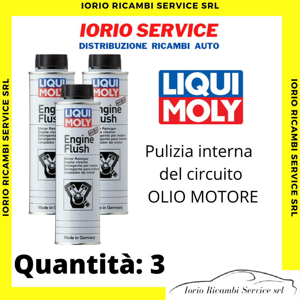 N. 3 ADDITIVI PULIZIA INTERNA CIRCUITO OLIO MOTORE 300 ML LIQUIMOLY OPPURE MOTUL