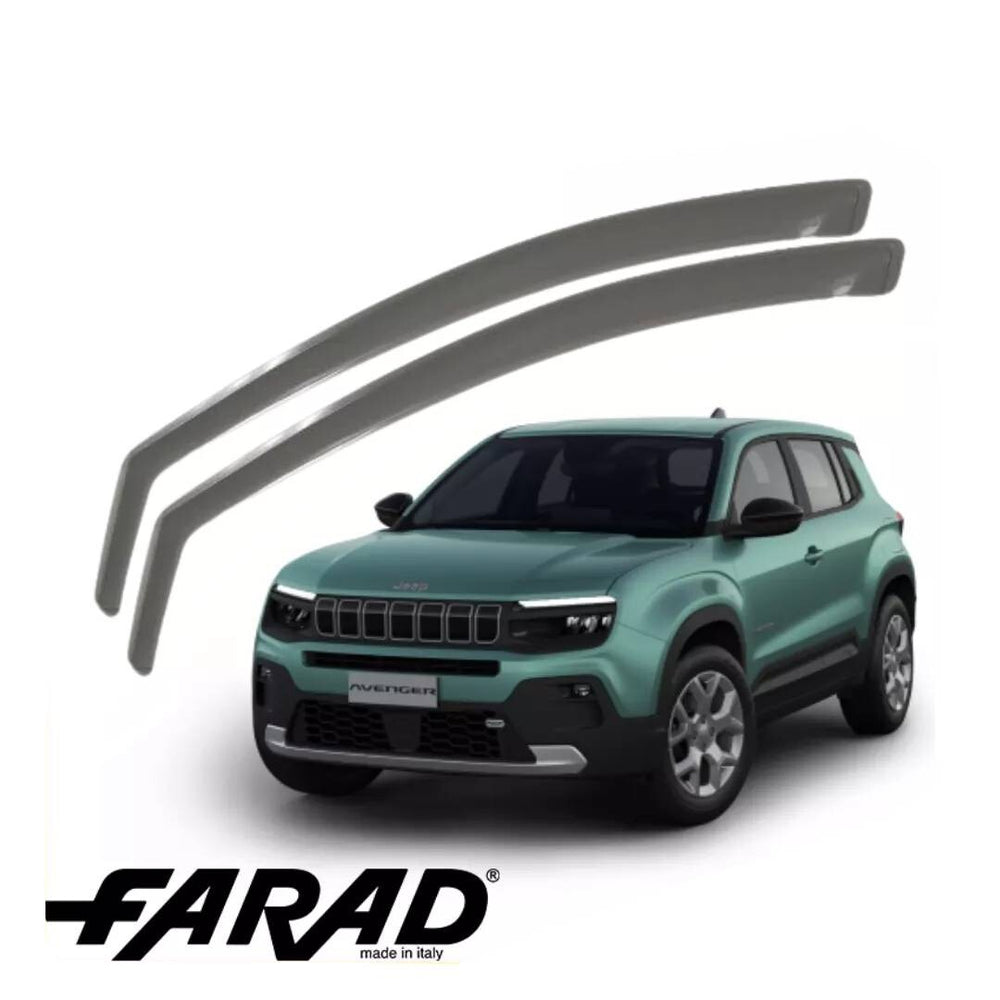 DEFLETTORI ARIA JEEP AVENGER 5 PORTE  2023 FARAD fumè ANTITURBO ANTIVENTO