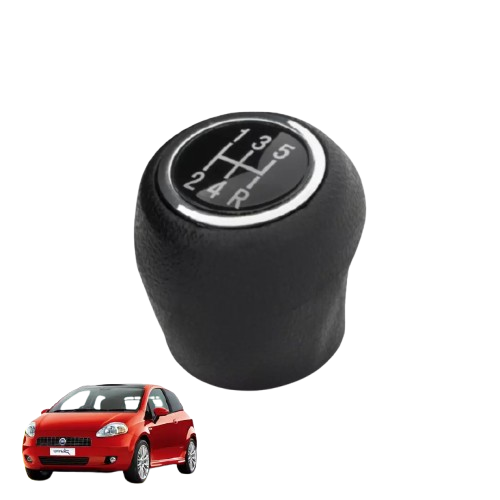 IMPUGNATURA POMELLO LEVA CAMBIO NERO CINQUE 5 MARCE FIAT GRANDE PUNTO