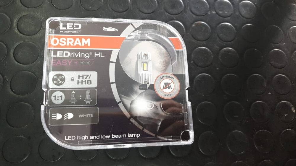 KIT 2 LAMPADE OSRAM H7 / H18 LED 6500K PER AUTO ANABBAGLIANTE O ABBAGLIANTE
