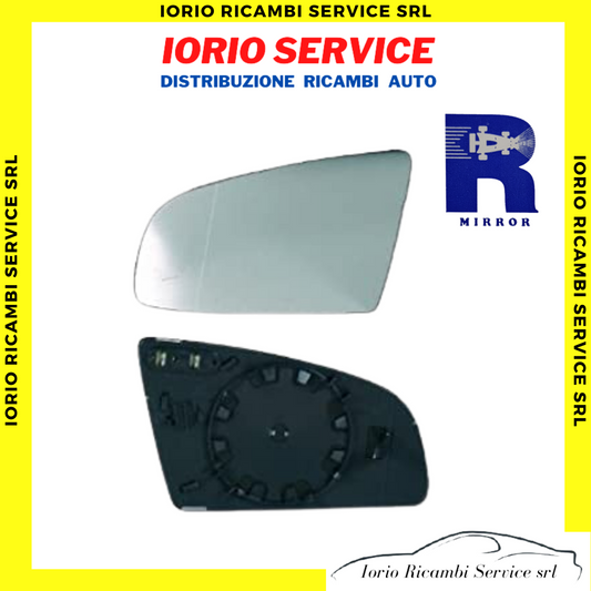 PIASTRA SPECCHIO TERMICO DESTRO AUDI A3 03>08 A4 2000>04 SPECCHIETTO VETRO