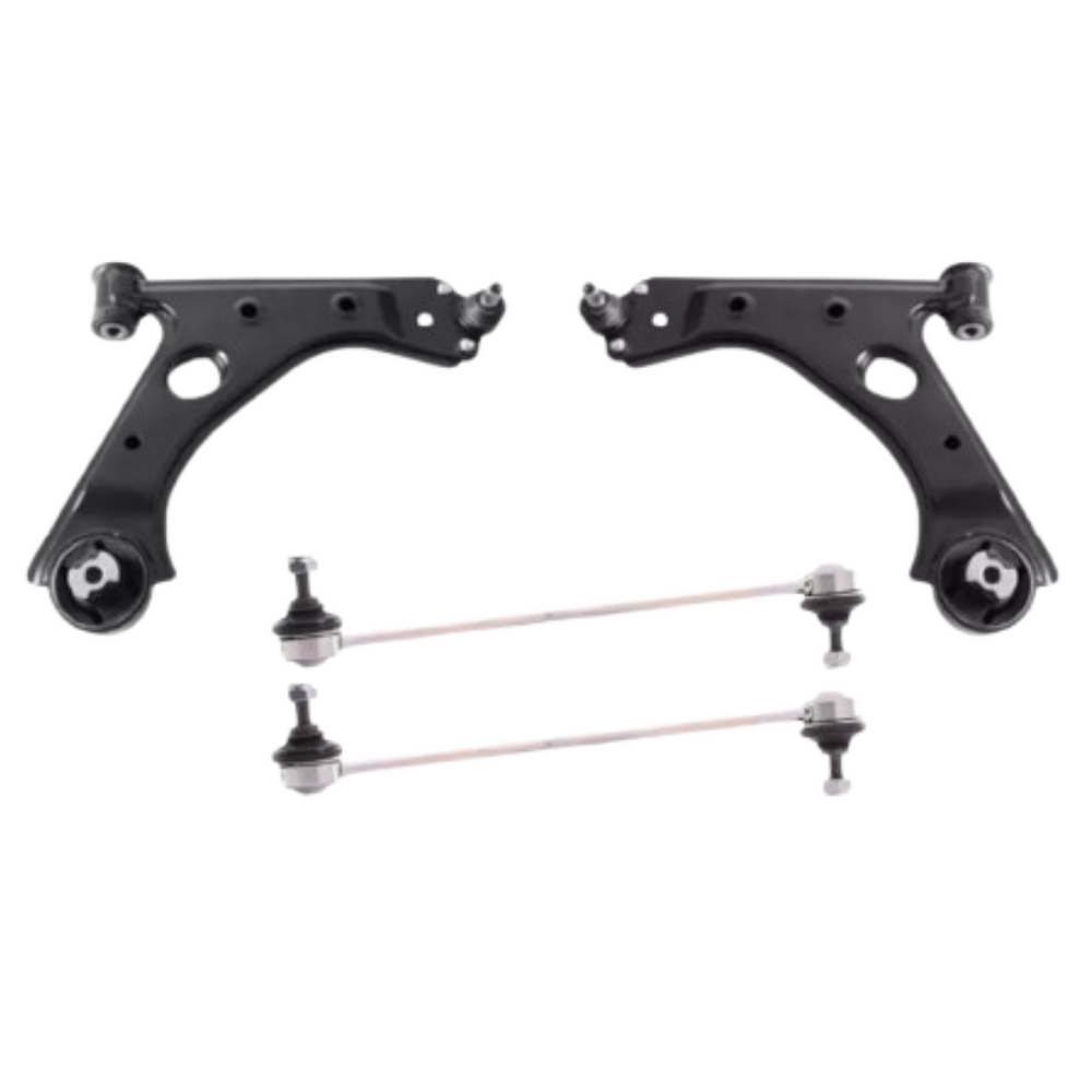 KIT 2 BRACCI ANTERIORI OSCILLANTI +2 STABILIZZATORI  FIAT GRANDE PUNTO ALFA MITO