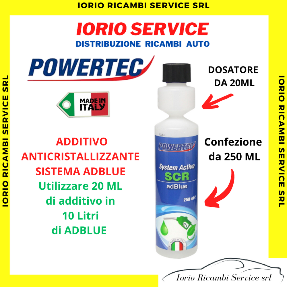 3 ADDITIVI SISTEMA ADBLUE ANTICRISTALLIZANTE SYSTEM ACTIVE SCR 250ML + DOSATORE