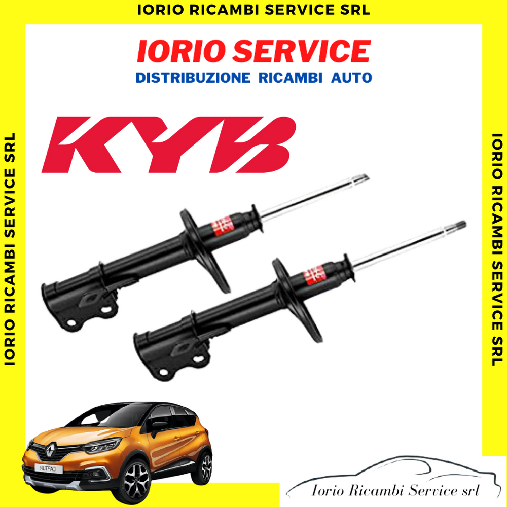 KIT 2 AMMORTIZZATORI ANTERIORI RENAULT CAPTUR I KYB 1.2 TCe 1.5 TDCI 3338008