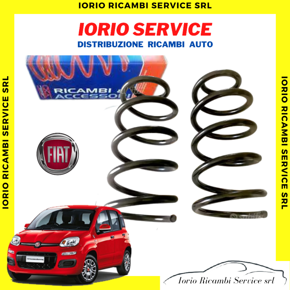 KIT MOLLE POSTERIORI RINFORZATE SOVRACCARICO FIAT PANDA 312 >2011