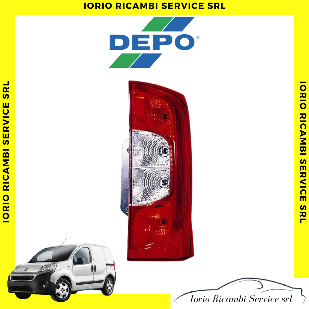 FARO FANALE FANALINO POSTERIORE DX FIAT FIORINO PEUGEOT BIPPER CITROEN NEMO