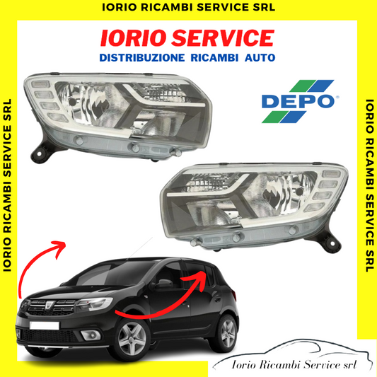 FARO PROIETTORE H7 H7 PY21W LUCE DIURNA A LED DX /SX PER DACIA SANDERO 2017/2020