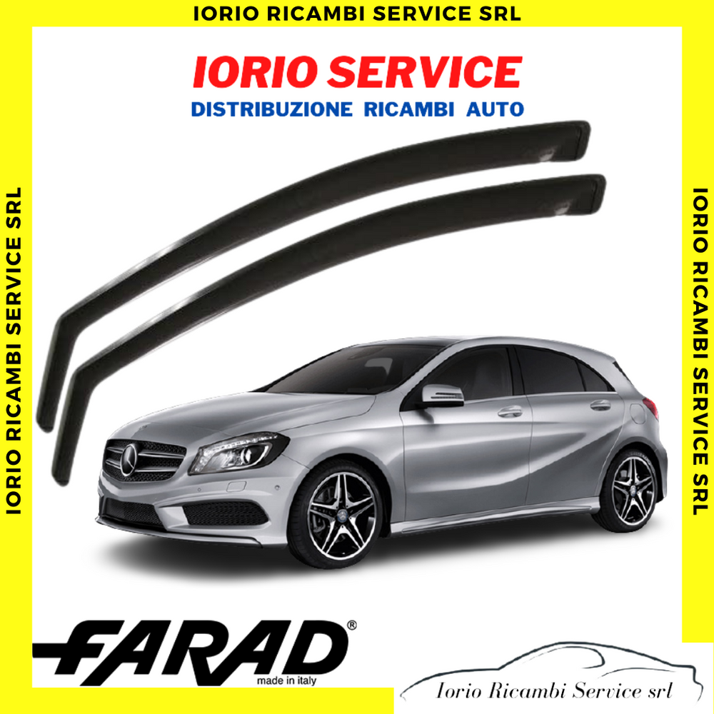 DEFLETTORI ARIA per MERCEDES CLASSE A 2012>18 W176 FARAD fumè ANTITURBO