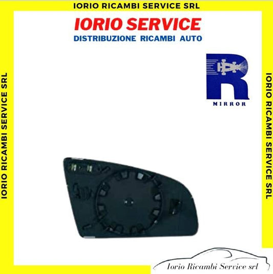 PIASTRA SPECCHIO TERMICO DESTRO CON VETRO AUDI A3 03 08 A4 2000 04