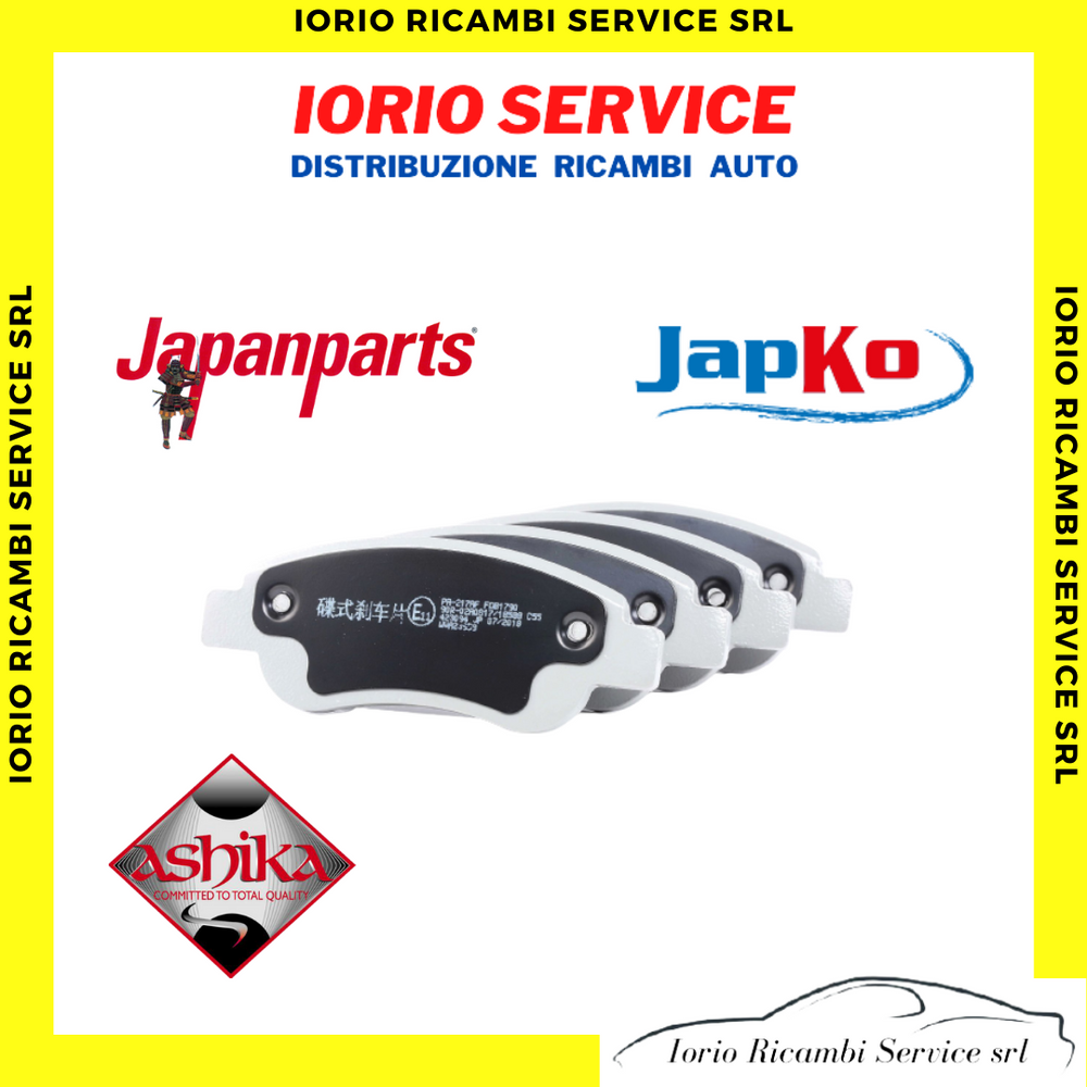 PASTIGLIE FRENI ANTERIORI CITROEN C1 PEUGEOT 107 108 TOYOTA AYGO PATTINI 1.0 1.4