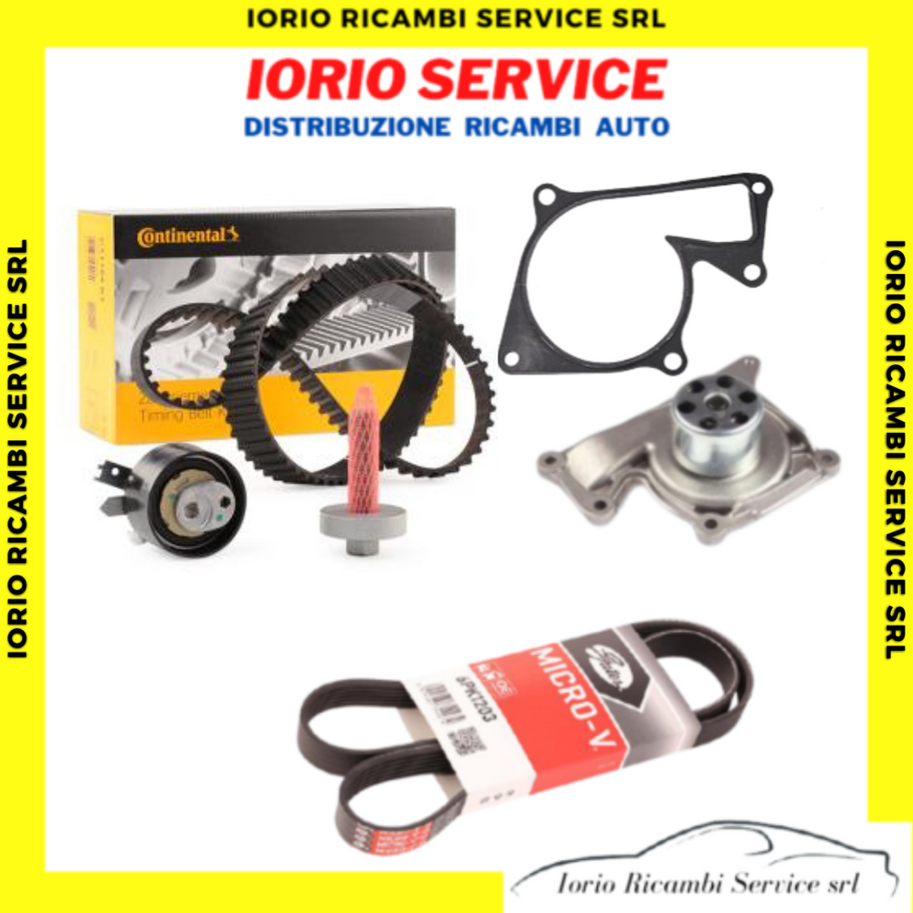KIT DISTRIBUZIONE + POMPA ACQUA + CINGHIA SERVIZI RENAULT NISSAN DACIA 1500 DCI