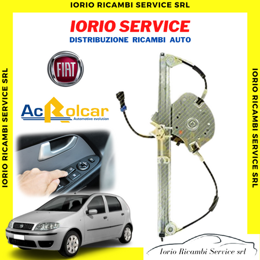 MECCANISMO ALZACRISTALLI ELETTRICO ANTERIORE DESTRO FIAT PUNTO 188 1999>2010