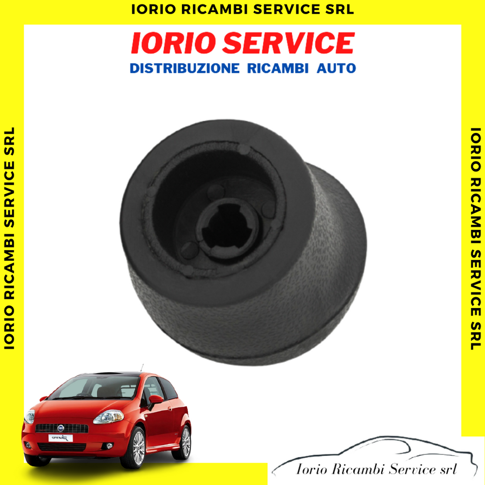 IMPUGNATURA POMELLO LEVA CAMBIO NERO CINQUE 5 MARCE FIAT GRANDE PUNTO
