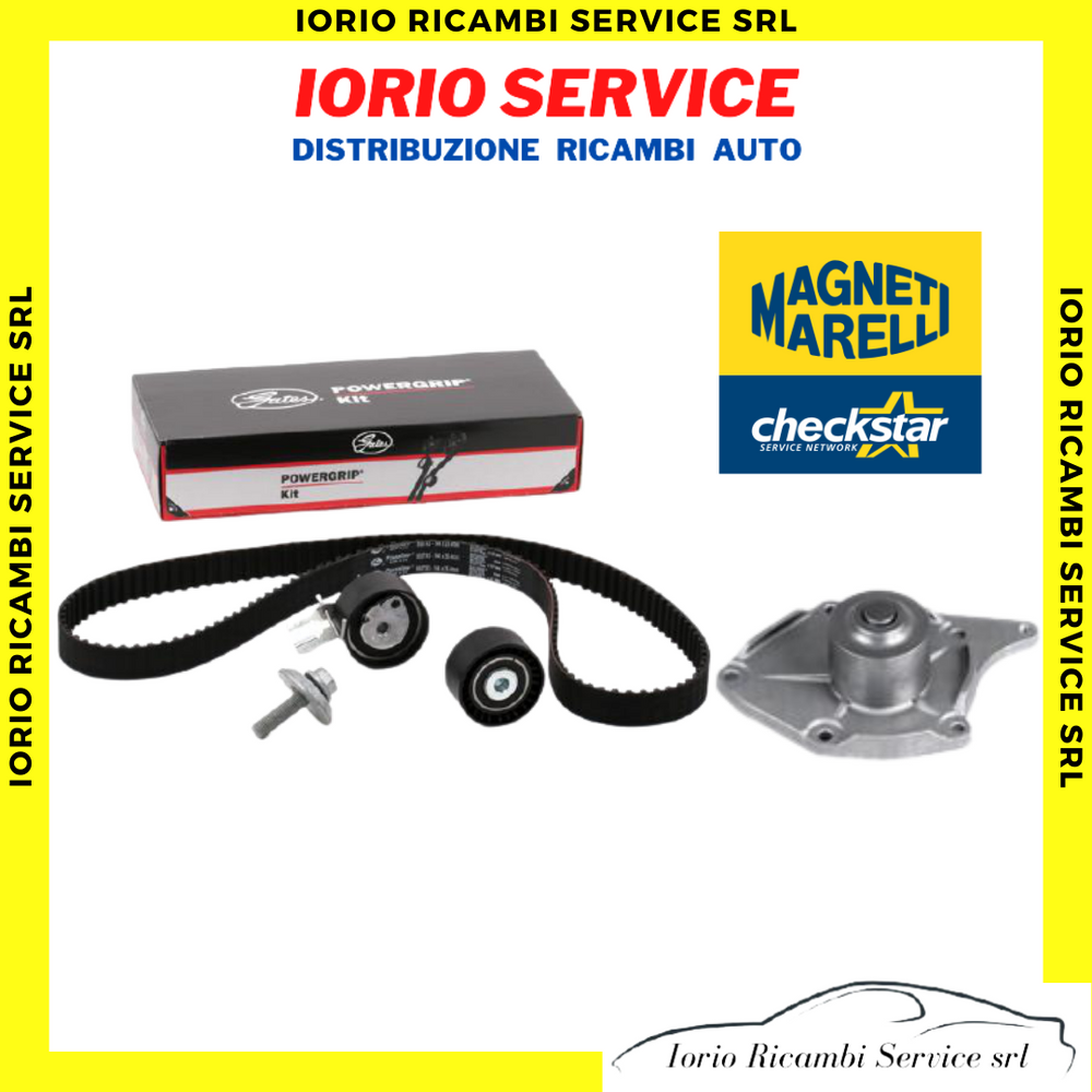 KIT DISTRIBUZIONE GATES + POMPA ACQUA MARELLI CLIO SCENIC 1.5 dCi QASHQAI MEGANE