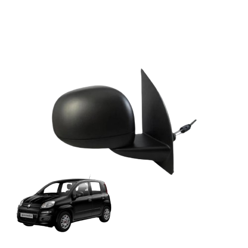 SPECCHIETTO RETROVISORE FIAT PANDA  312 dal 2011 DESTRO COMPLETO MANUALE DX NERO