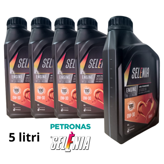 5 LITRI SELENIA OLIO MOTORE WR FORWARD 0W30 C2 FIAT 9.55535-SD1 DIESEL E5 E6