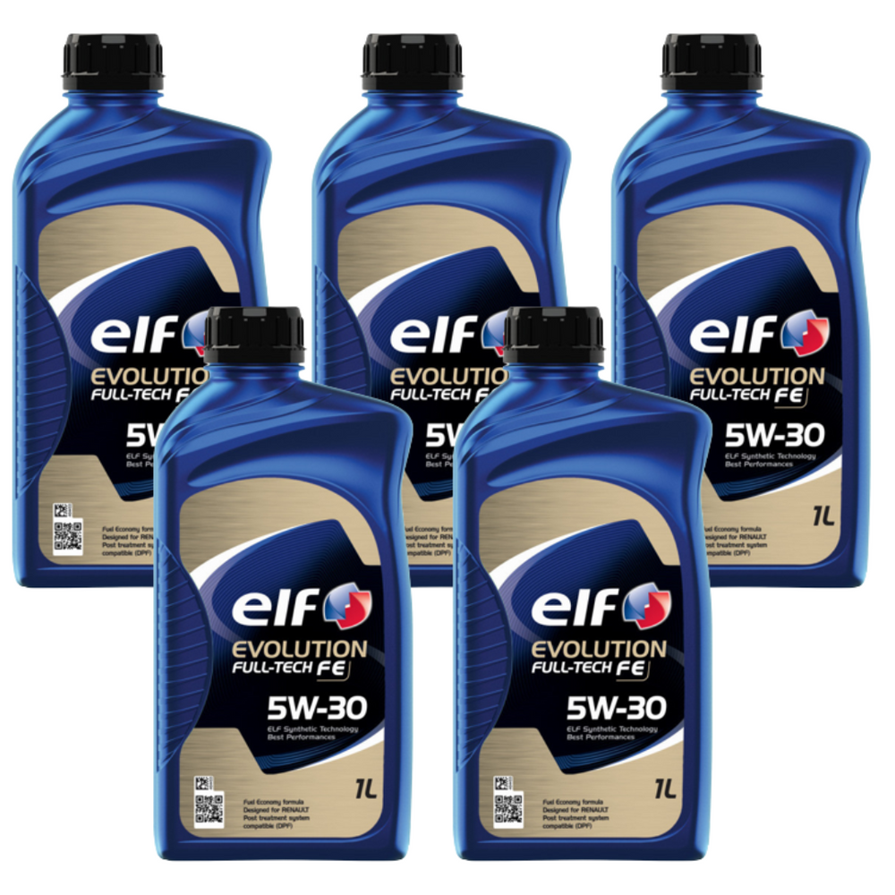 5 LITRI ELF FULL-TECH FE EVOLUTION 5W30 OLIO MOTORE ACEA C4 RENAULT RN0720