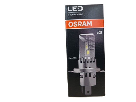 KIT 2 LAMPADE OSRAM H4 H19 LED GEN.2 / 6000K LUCE BIANCA NO ADATTATORI +120%
