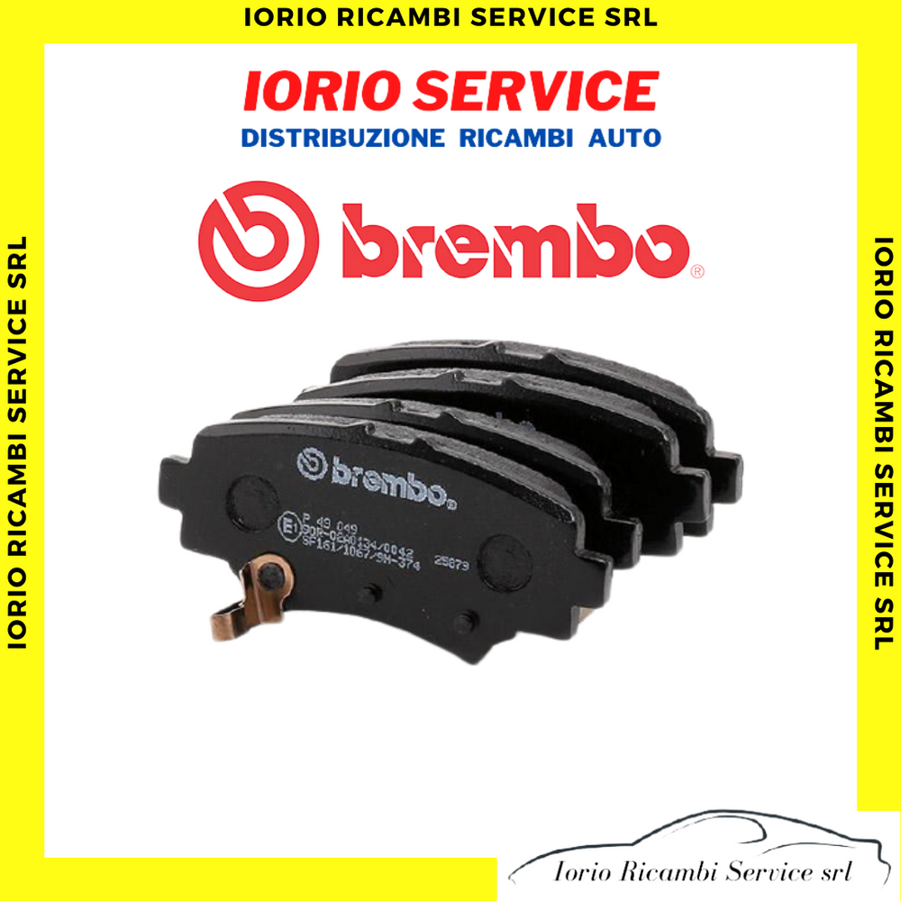 PASTIGLIE FRENI BREMBO POSTERIORI PER MAZDA 3 2.2