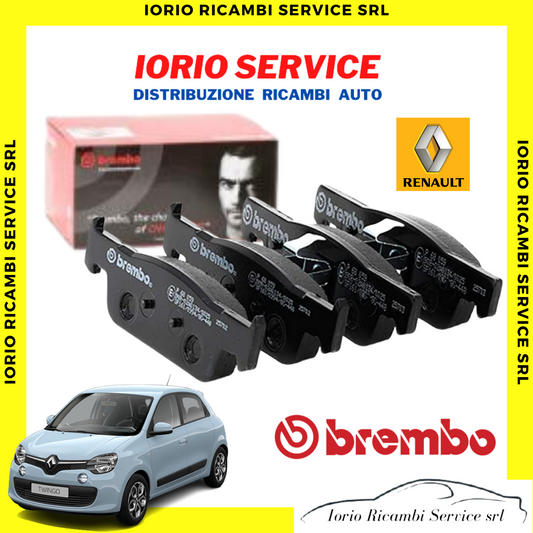 PASTIGLIE FRENI ANTERIORI BREMBO P68059 RENAULT TWINGO III 3A SERIE >2014