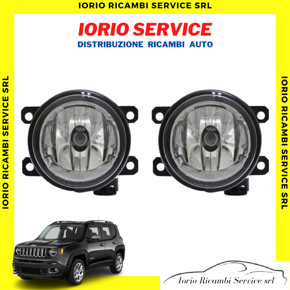 2 FARO FANALE FENDINEBBIA H11 JEEP RENEGADE dal 2014 in poi Dx e Sx