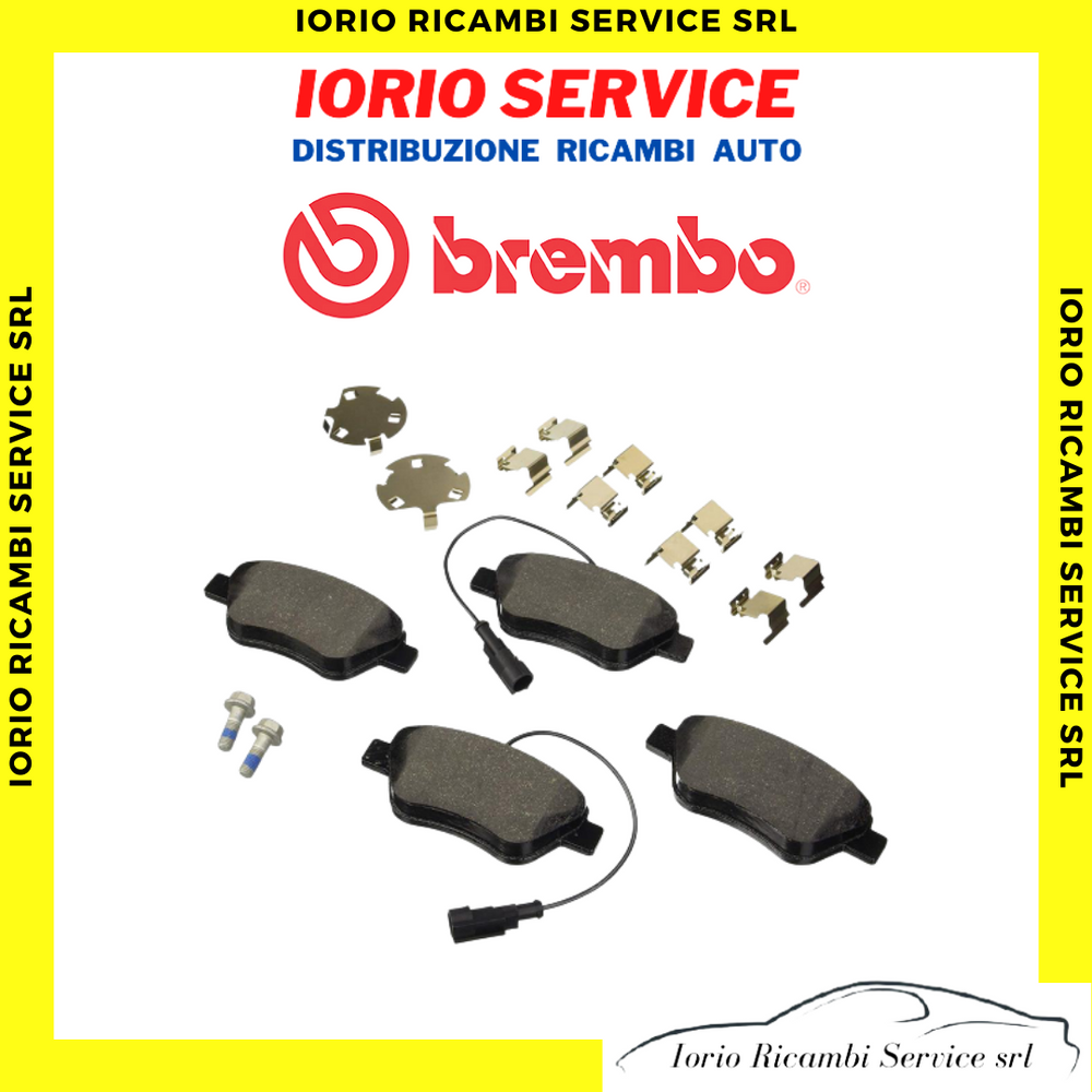 PASTIGLIE FRENI BREMBO ANTERIORI FIAT PUNTO EVO 1.3 MJT ALFA ROMEO MITO