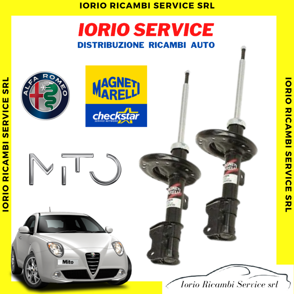 KIT 2 AMMORTIZZATORI MAGNETI MAELLI ANTERIORI DESTRO SINISTRO ALFA ROMEO MITO