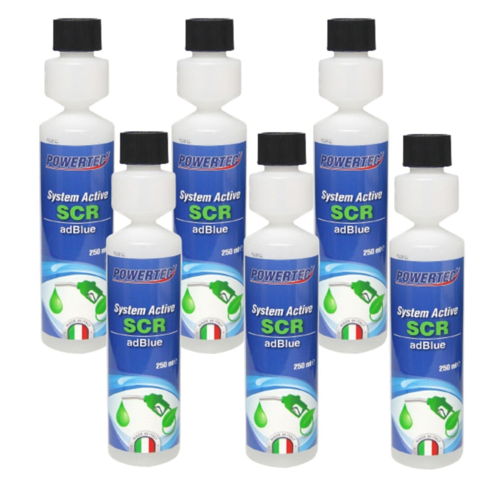 6 ADDITIVI SISTEMA ADBLUE ANTICRISTALLIZANTE SYSTEM ACTIVE SCR 250ML + DOSATORE