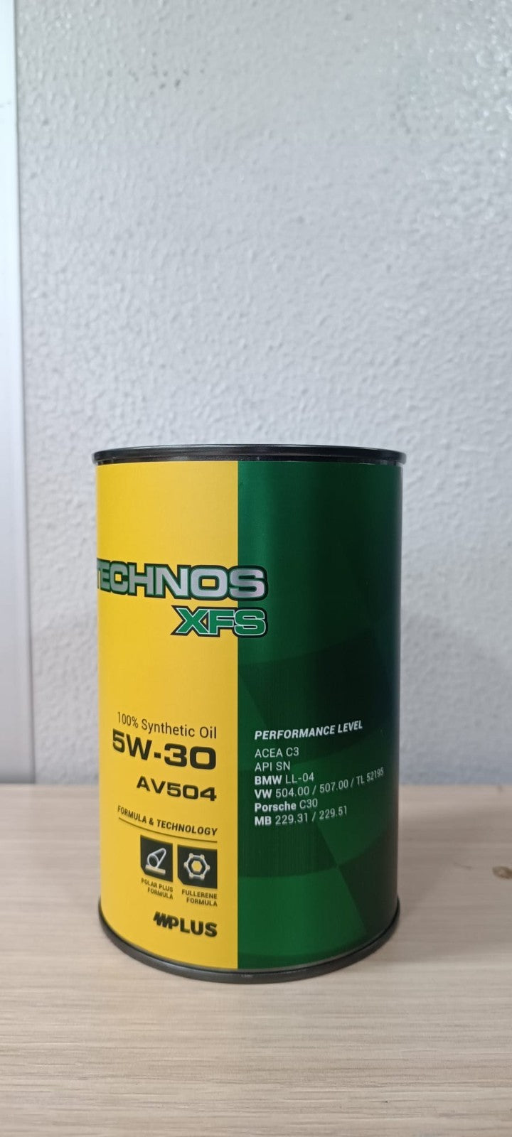 OLIO MOTORE BARDAHL TECHNOS XFS AV504 5W30 VW 504 507 BMW L LIFE 04 PORSCHE 6 LT