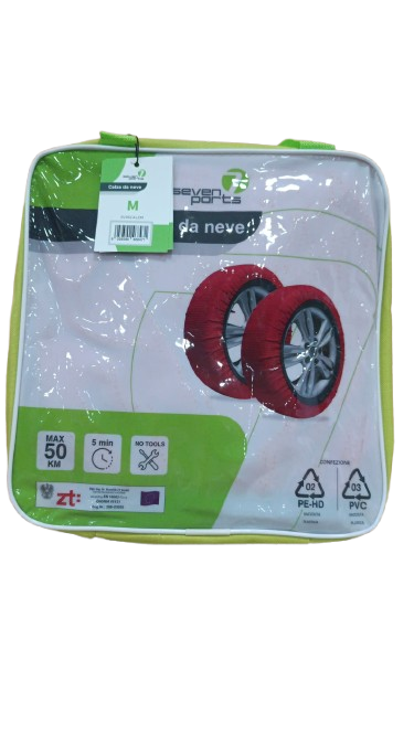 CALZE DA NEVE OMOLOGATE SEVEN PARTS TAGLIA MEDIUM (M) MONTAGGIO RAPIDO