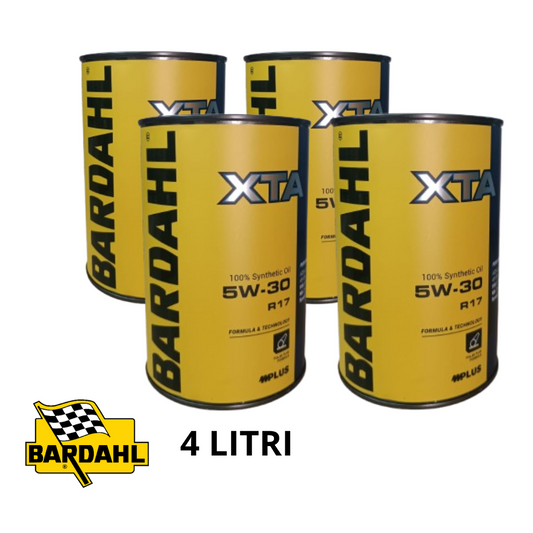 4 LITRI OLIO MOTORE BARDAHL XTA R17 5W30 C2 C3 RENAULT RN17 RN0700 RN0710 SYNT.