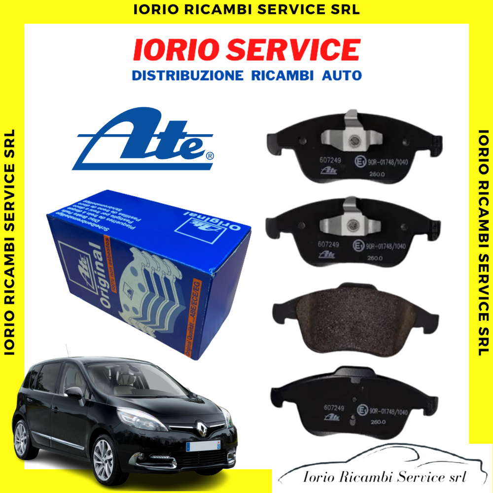 PASTIGLIE FRENO ANTERIORI RENAULT MEGANE SCENIC III XMOD x DISCO DIAMETRO 296MM