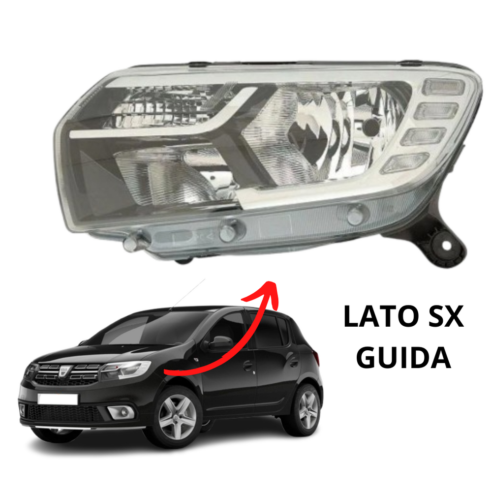 FARO PROIETTORE H7 H7 PY21W LUCE DIURNA A LED SX PER DACIA SANDERO 2017/2020