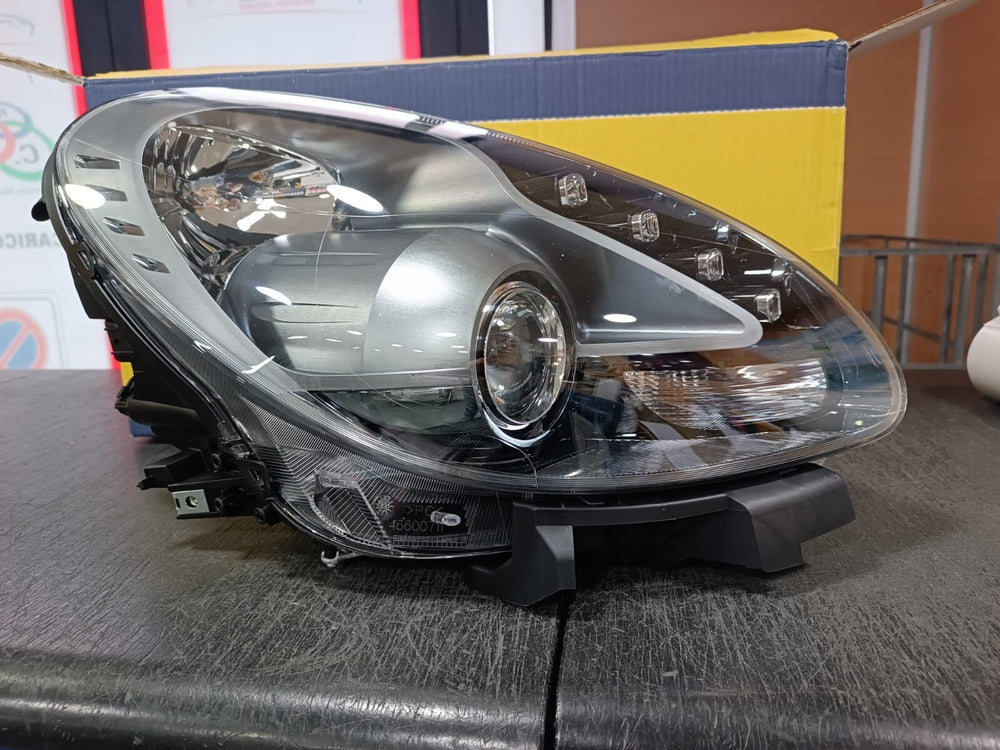 COPPIA FARI MARELLI ALFA GIULIETTA PARABOLA NERA TITANIO FANALI PROIETTORI SX DX